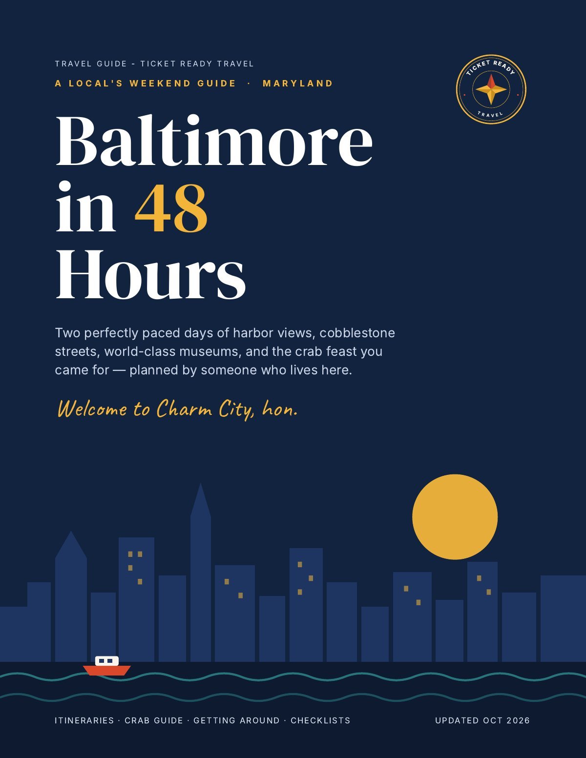 Baltimore in 48 Hours guide cover