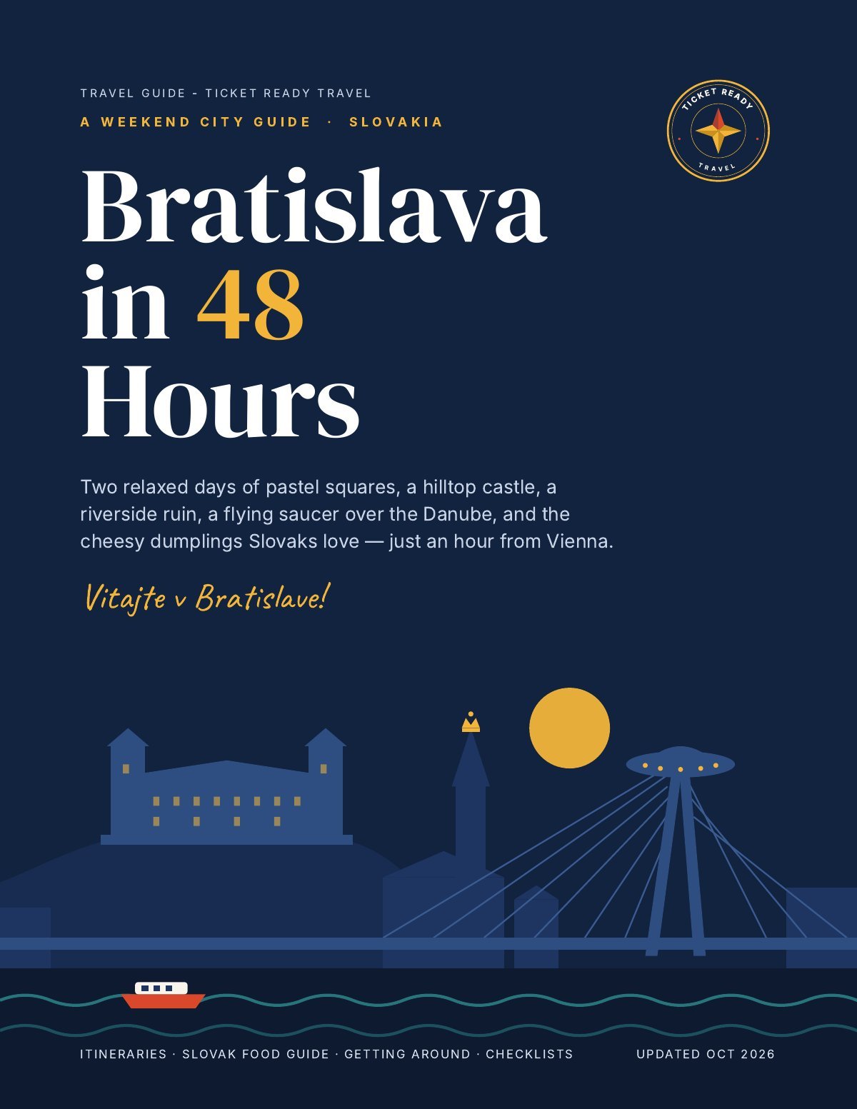 Bratislava in 48 Hours guide cover